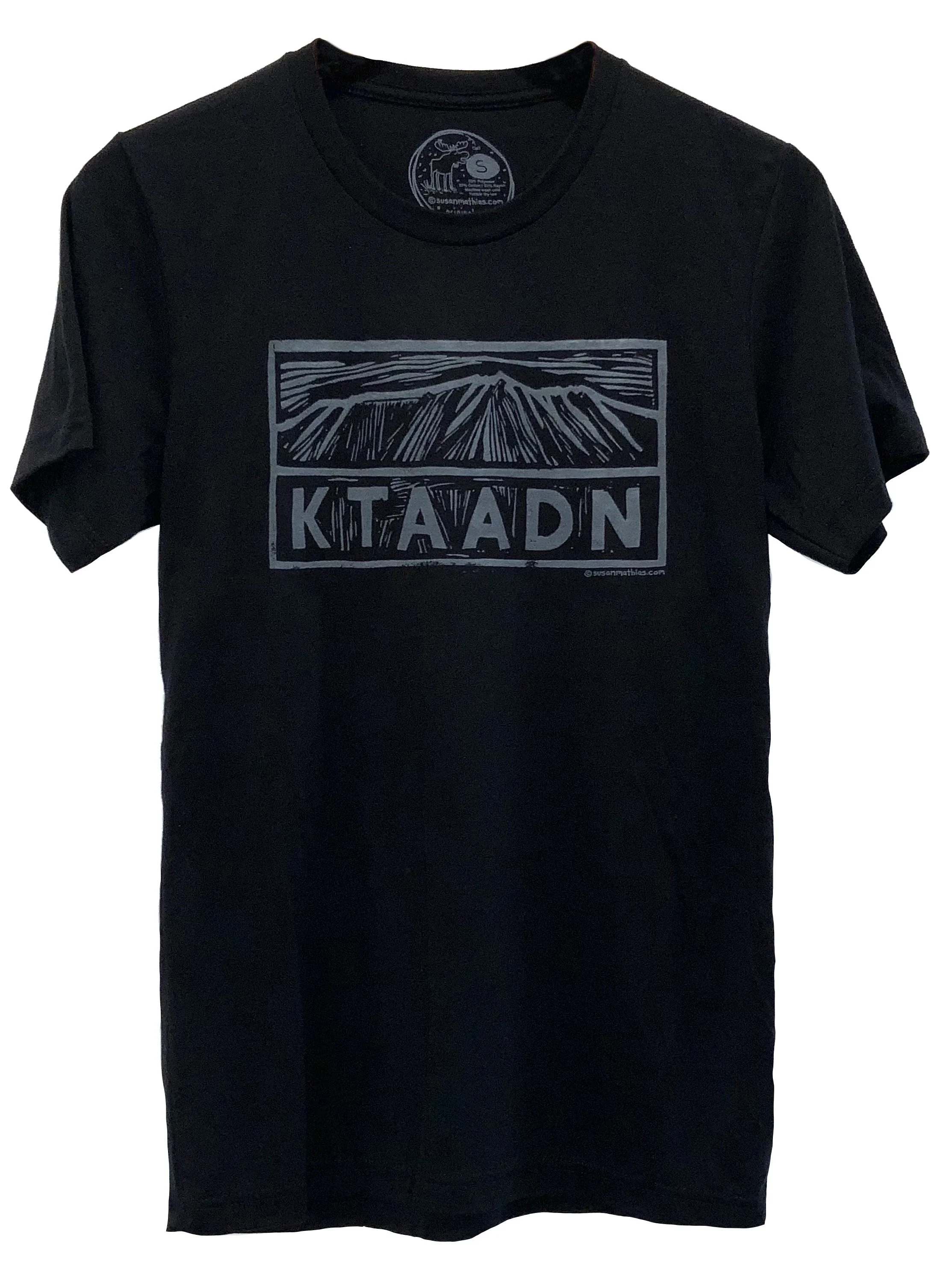 KTAADN T-shirt The Greatest Mountain in Maine — The artwork of